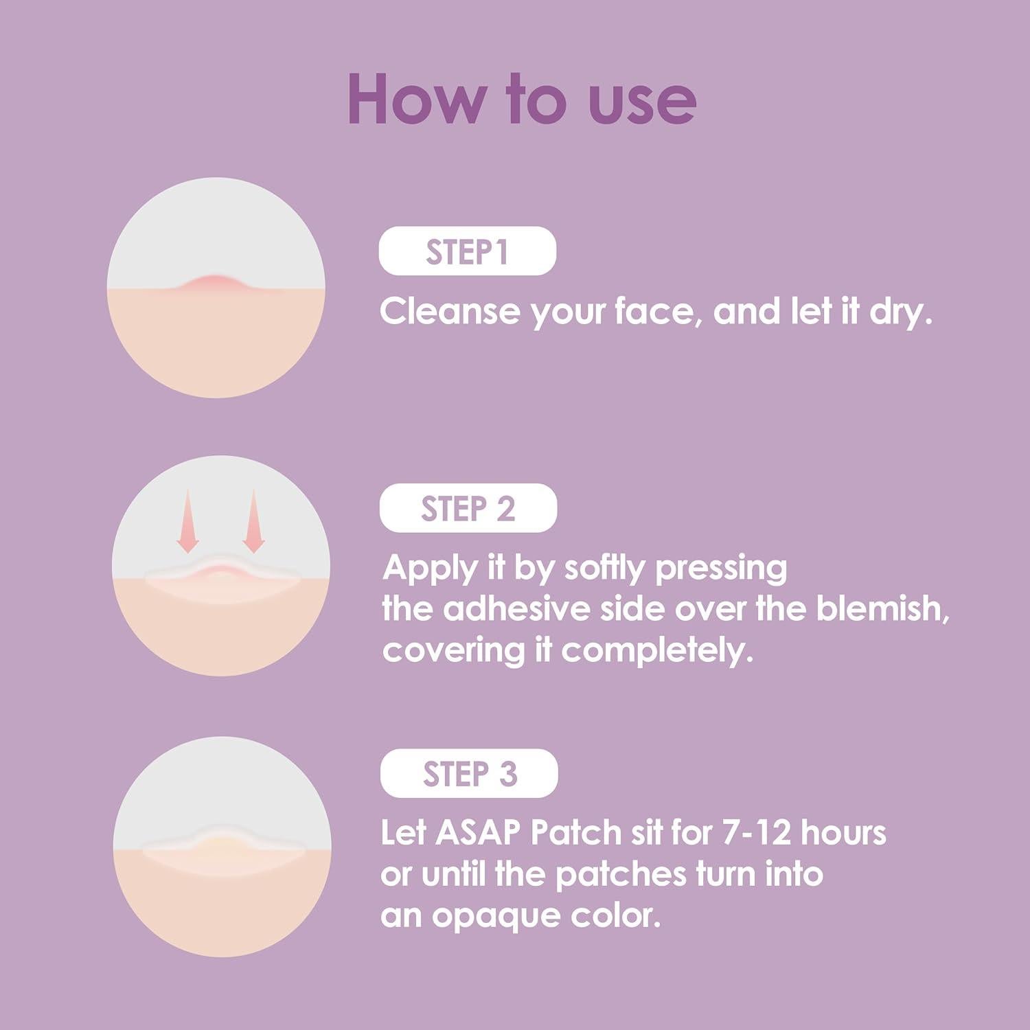 Parche Aliviador de Manchas Activas ASAP Glowiest - 44 Parches Hidrocoloide