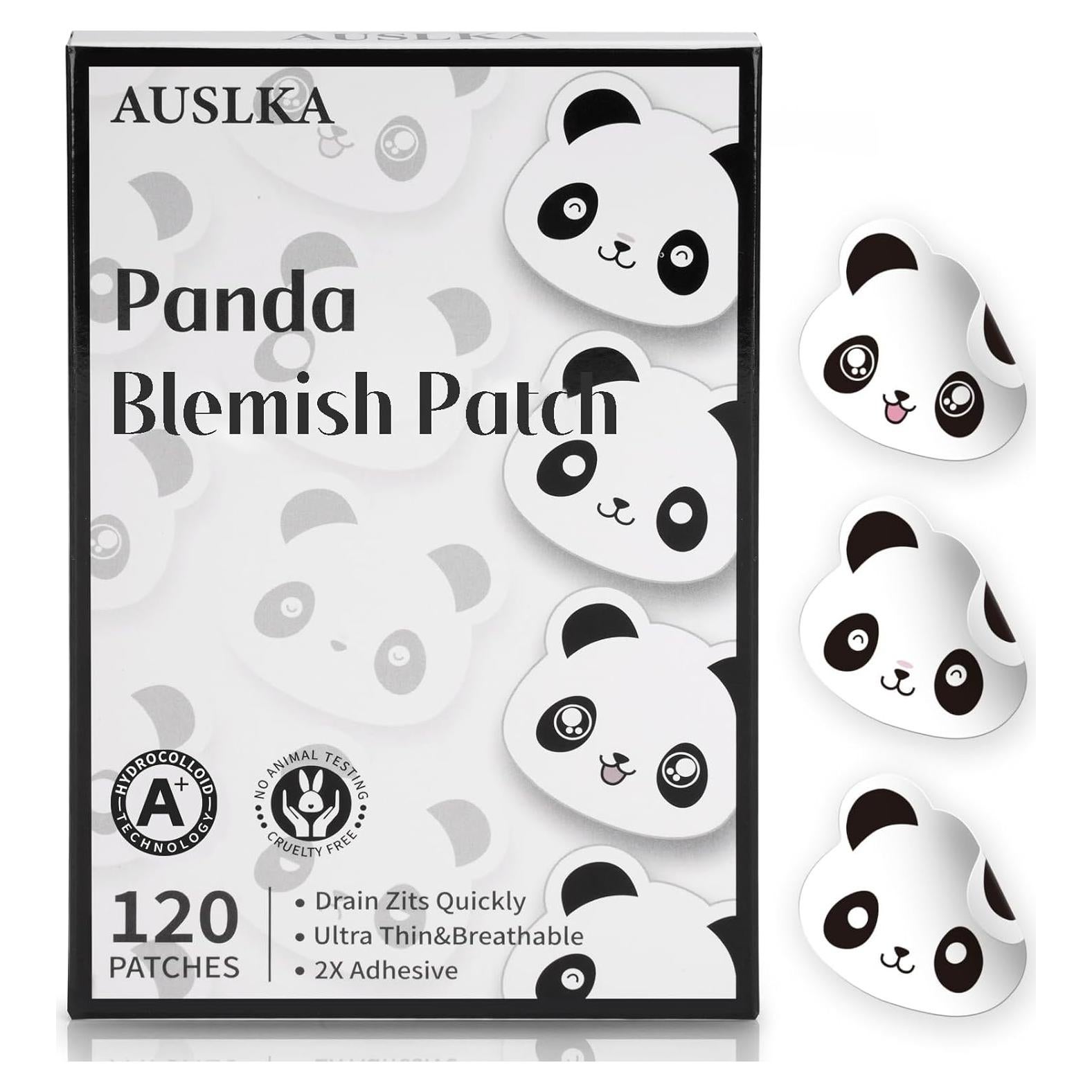 Parche de Acné Panda AUSLKA - 120 Puntos Hidrocoloides