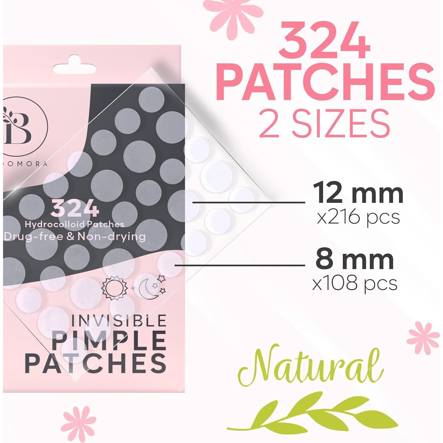 Parche Hidrocoloide para Espinillas BLOOMORA - 324 Unidades