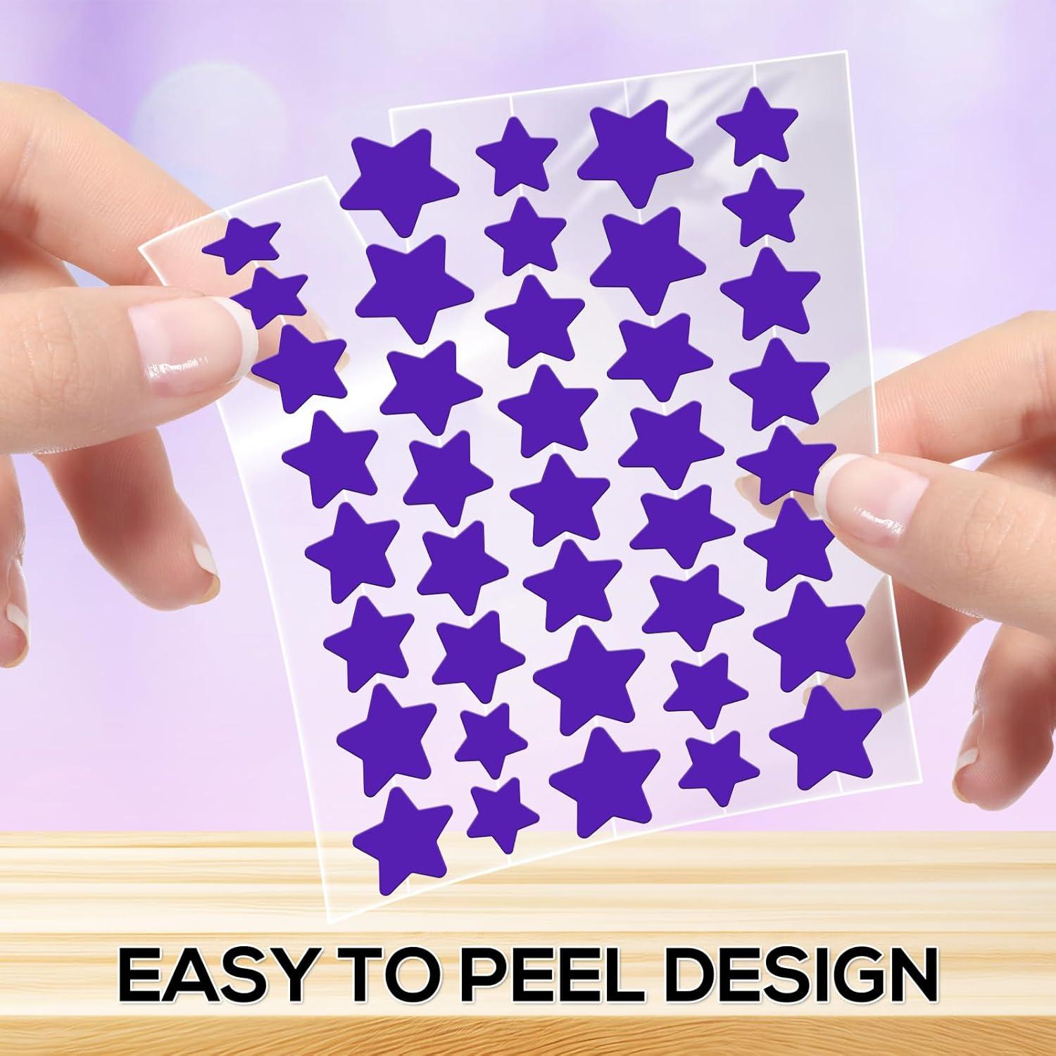 Parche Hidrocoloide para Acné Star 360 VOZRO - 10mm, 12mm, 14mm