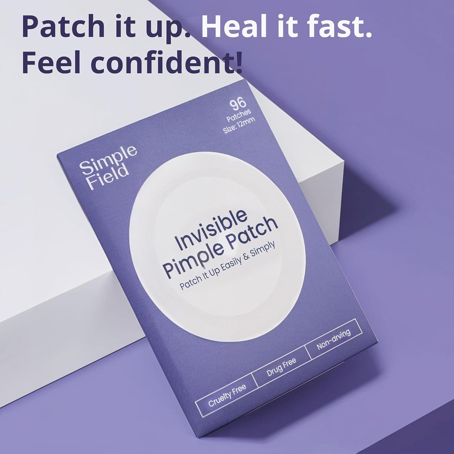 Parche Hidrocoloide para Granos Simple HG - 96 Unidades 12mm