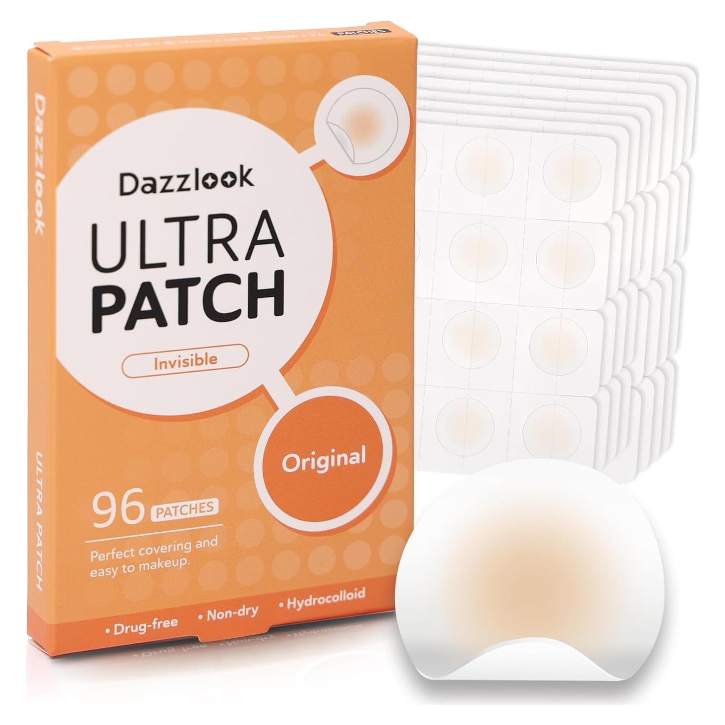 Parche Hidrocoloide Dazzlook para Granitos - 96 Pcs, 2 Tamaños