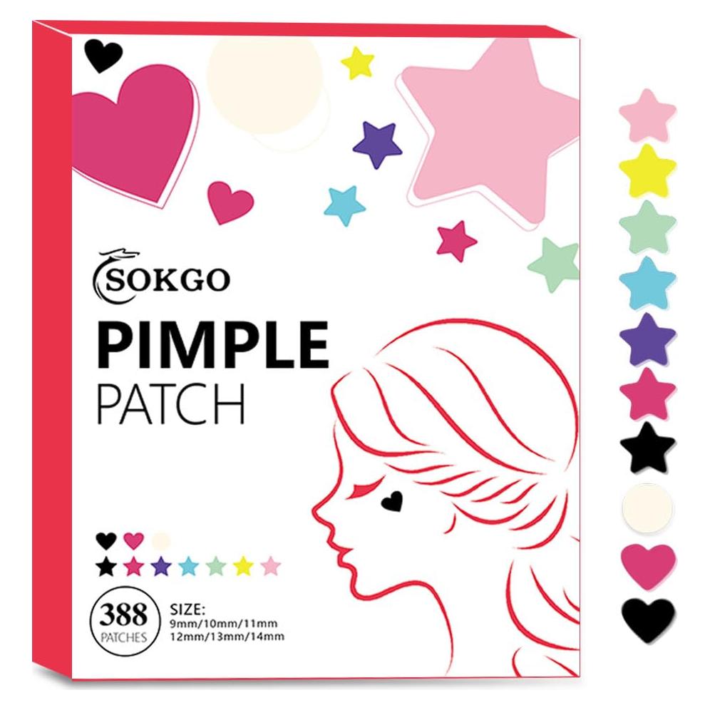 Parche para Granos Loske - 6 Tamaños, Hidrocoloide con Aceite de Árbol de Té