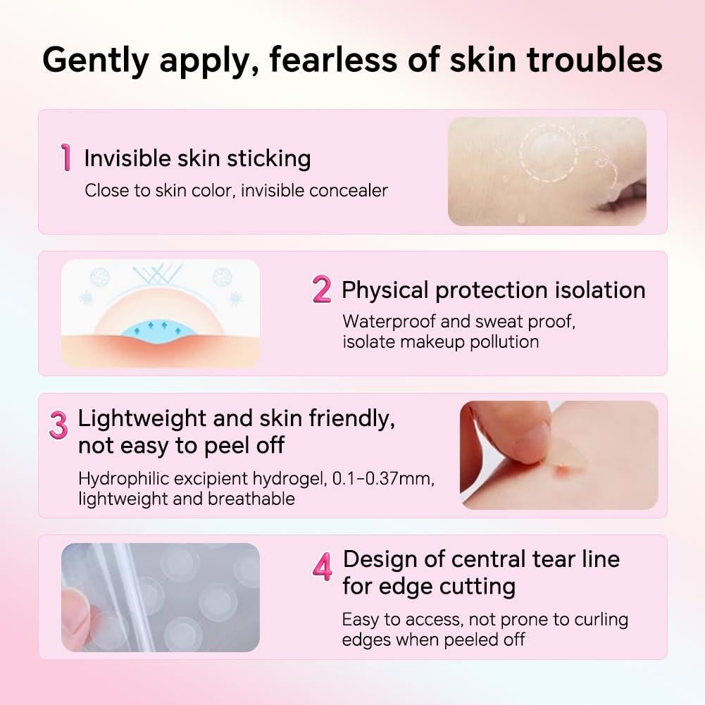 Parche para Granos Loske - 6 Tamaños, Hidrocoloide con Aceite de Árbol de Té