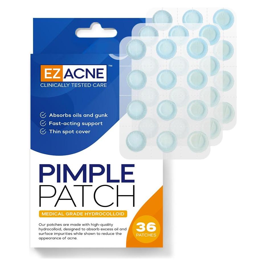 Parche para Acné EZACNE™ Hidrocoloide 36 Unidades