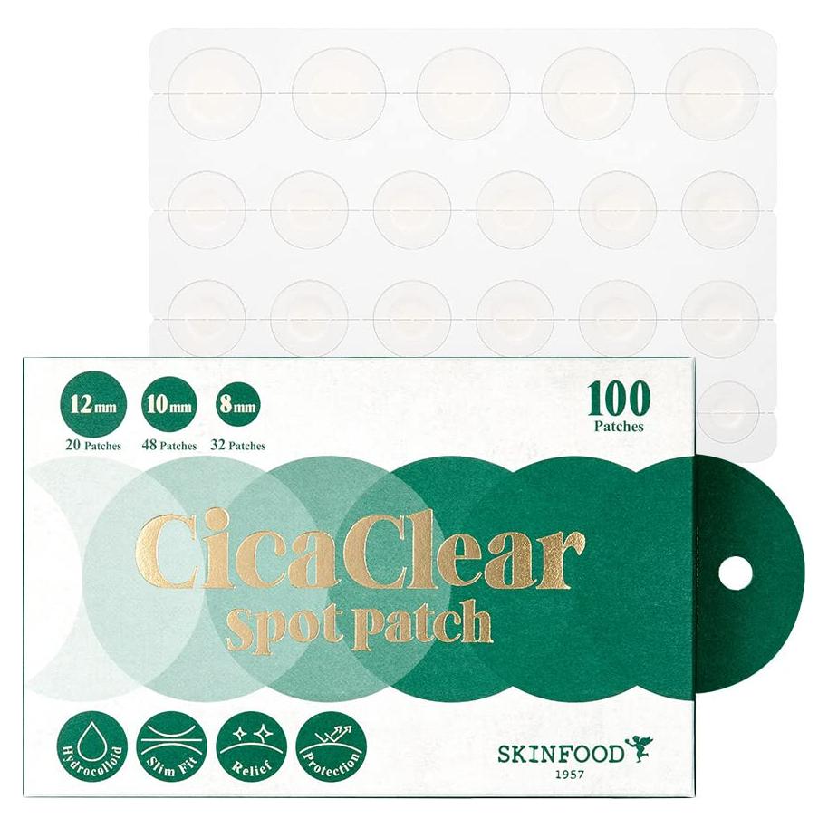 Parche Hidrocoloide SKINFOOD Cica Clear 100 Unidades