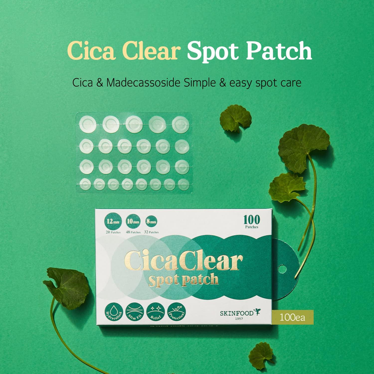 Parche Hidrocoloide SKINFOOD Cica Clear 100 Unidades