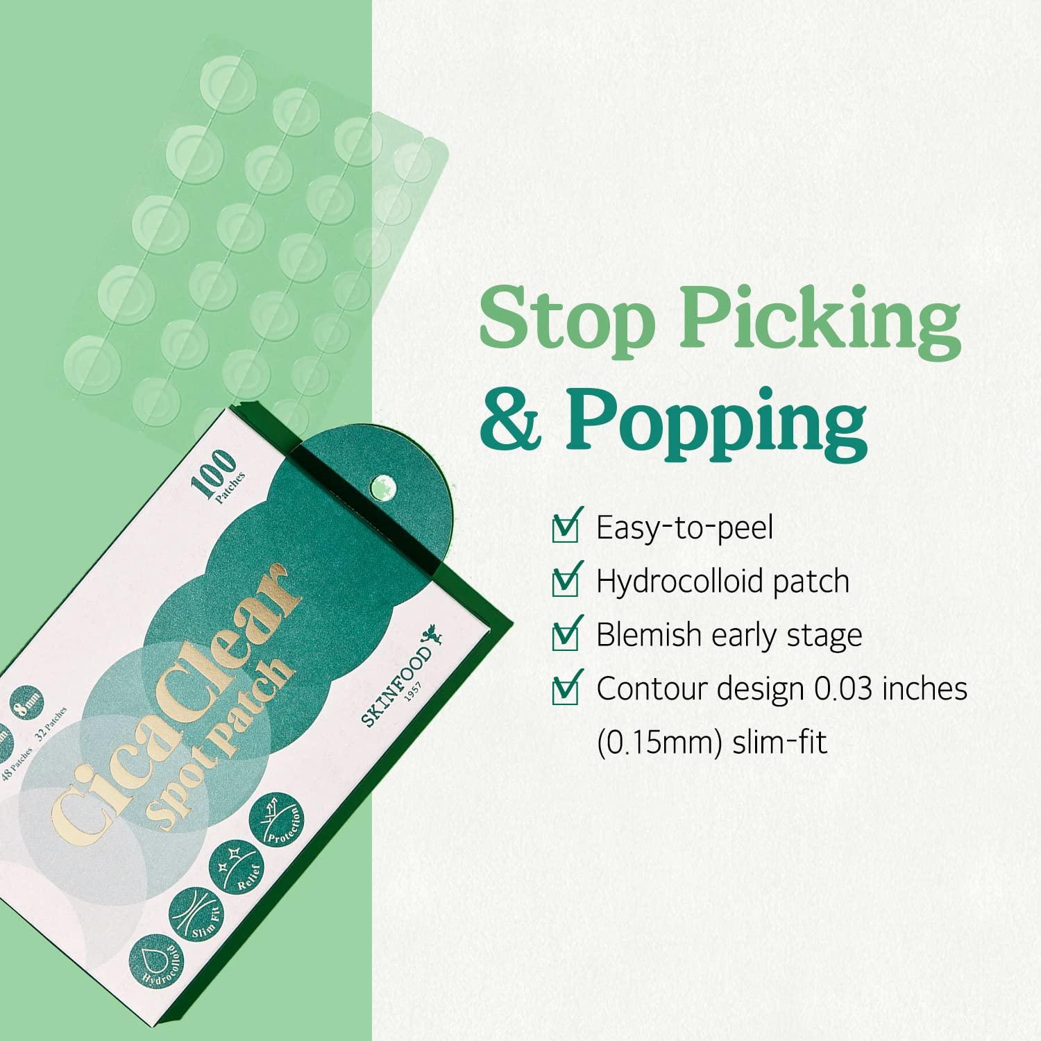 Parche Hidrocoloide SKINFOOD Cica Clear 100 Unidades