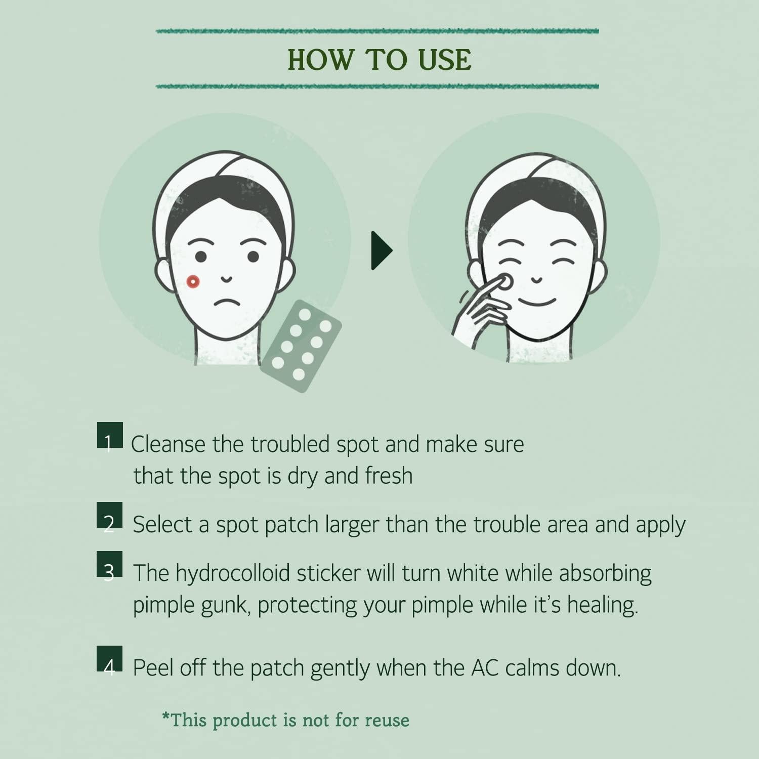 Parche Hidrocoloide SKINFOOD Cica Clear 100 Unidades