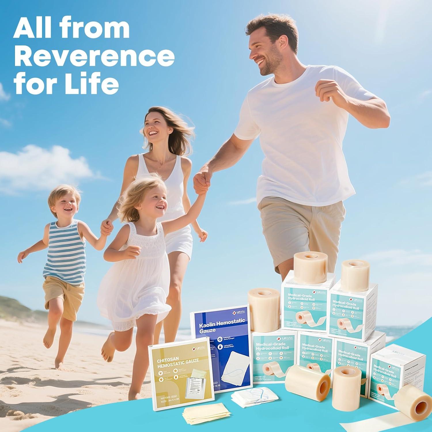 Rollos de Hidrocoloide LIFARA 5.08cm x 4.88m - Parche Cortable