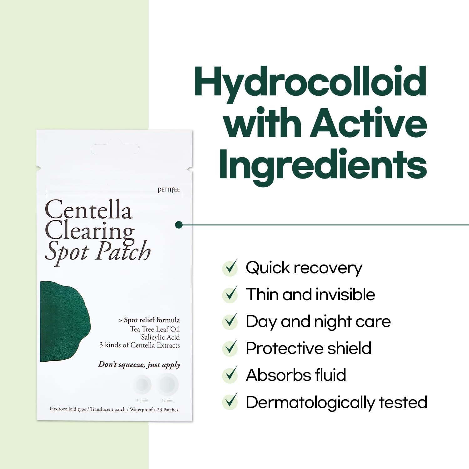 Parche Hidrocoloide PETITFEE Centella 115 Unidades 2 Tamaños