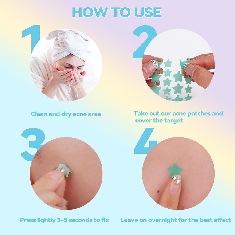 Parche Hidrocoloide Estrella Linda MISMALS 280 Unidades Piel