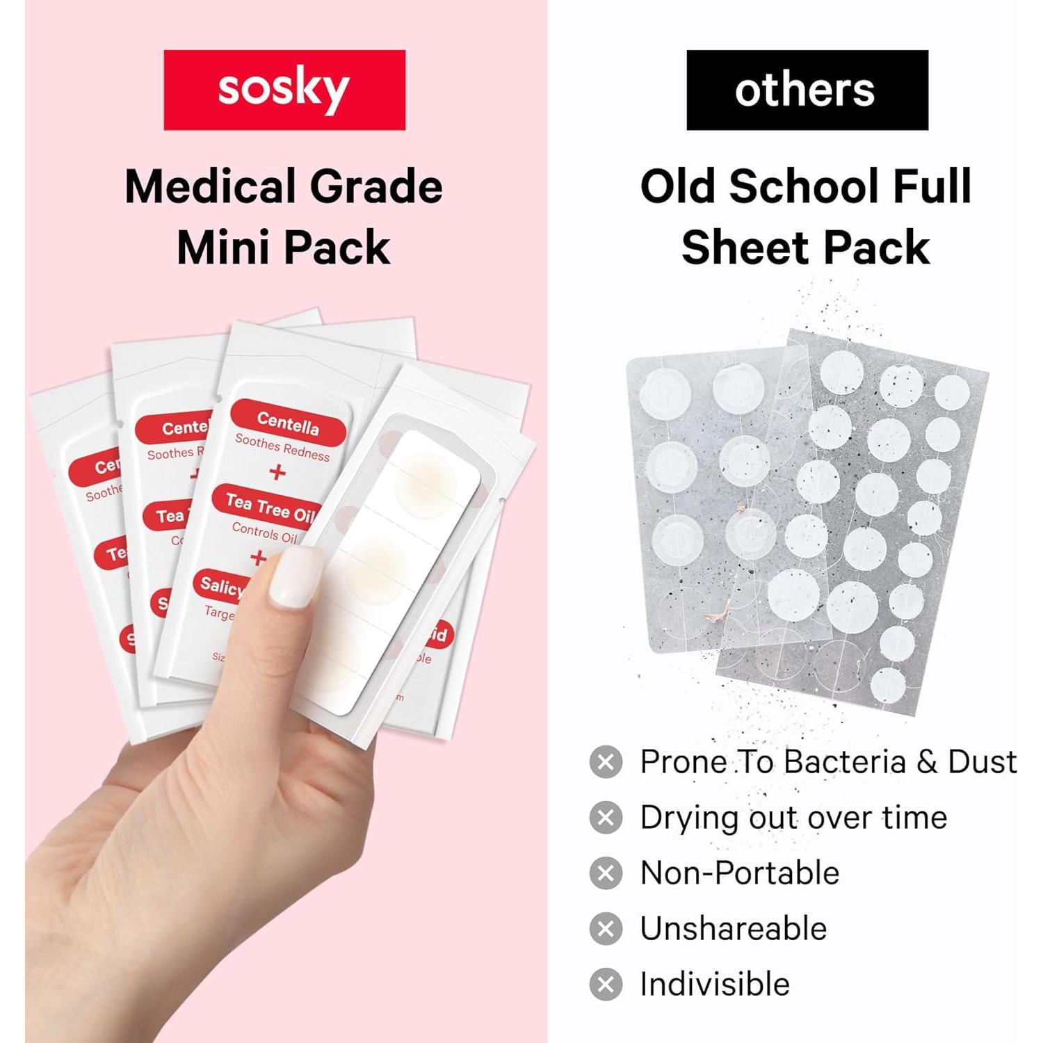 Parche Hidrocoloide Invisible para Acné SOSKY - 48 Parches