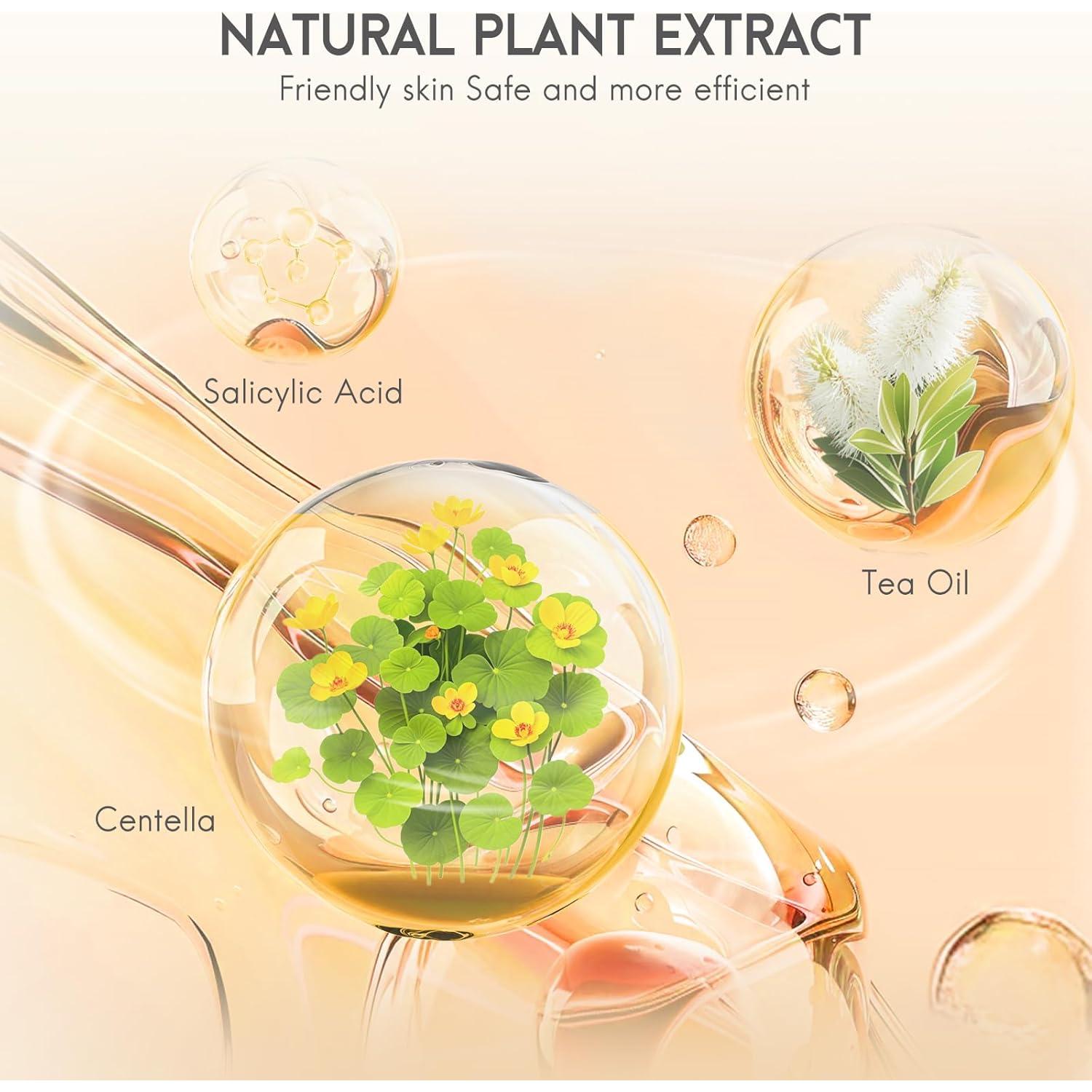 Parche Hidrocoloide para Acné AOAWI - 182 Piezas, 4 Tamaños