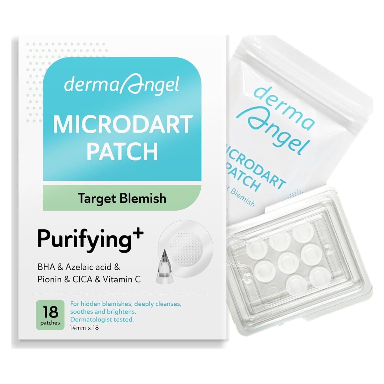 Parche Microdart Acné BenQ 18 Unidades Hidrocoloide