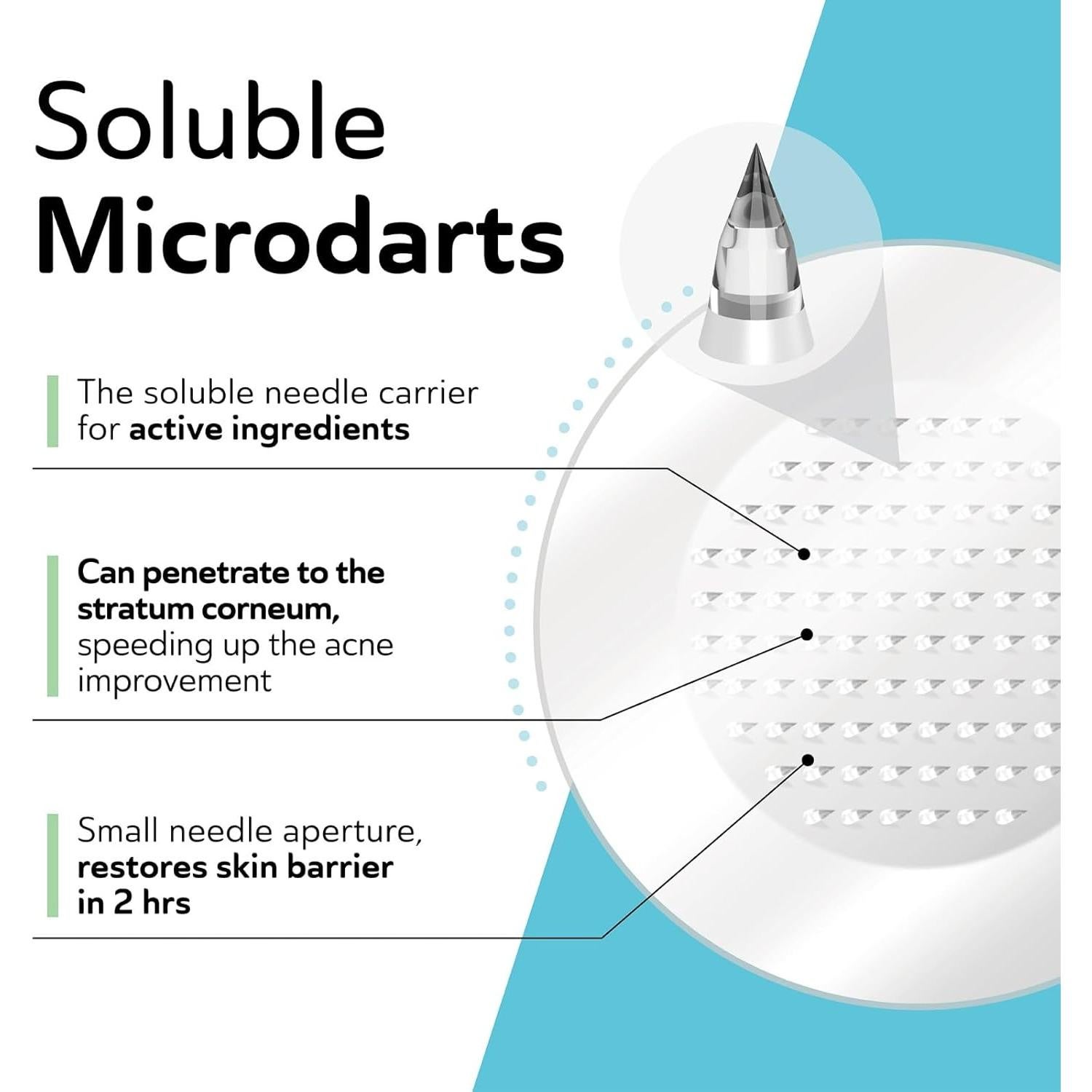 Parche Microdart Acné BenQ 18 Unidades Hidrocoloide