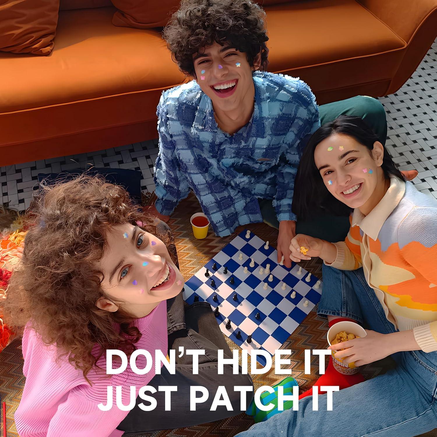 Parche Hidrocoloide para Acné Dazzlook Corazón Rosa 48 Pcs