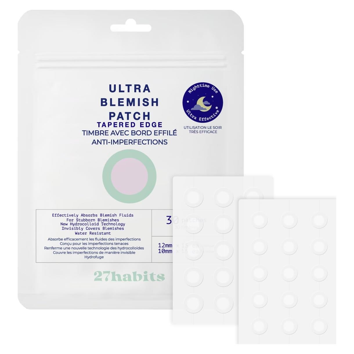 Parche Hidrocoloide Ultra Blemish 30 Parches 10-12 mm