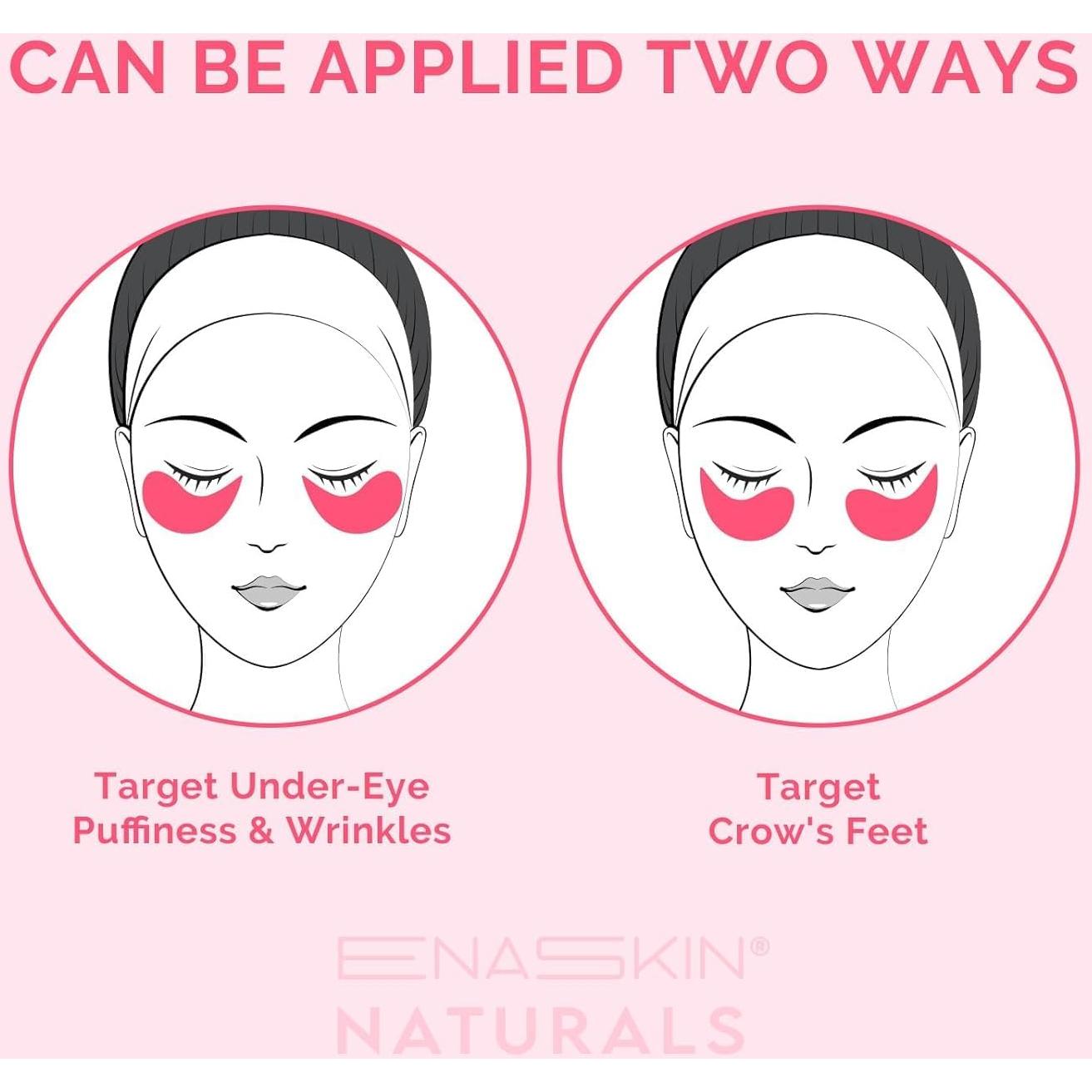Parche para Ojos Enaskin Naturals - 30 Pares Hidratantes Rosa
