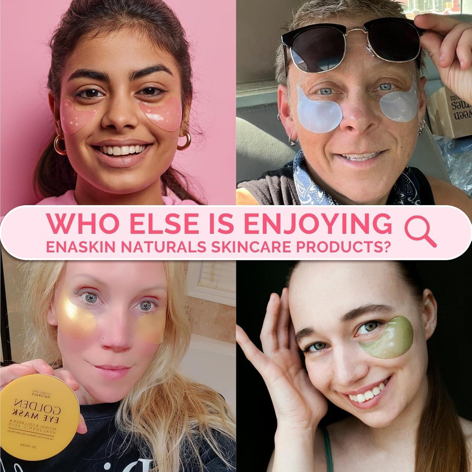 Parche para Ojos Enaskin Naturals - 30 Pares Hidratantes Rosa