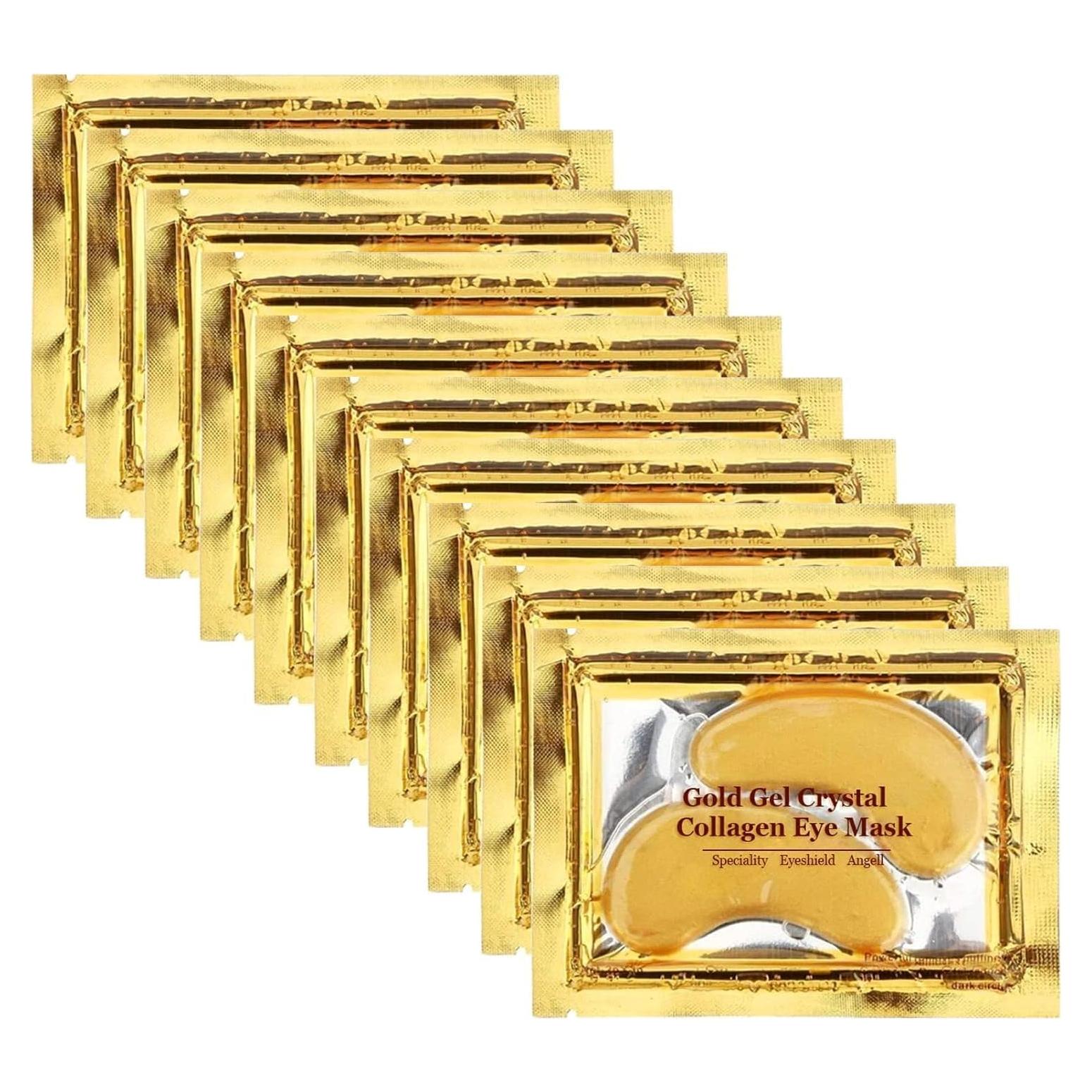 Parches de Gel de Colágeno 24K Permotary - 30 Pares Hidratantes