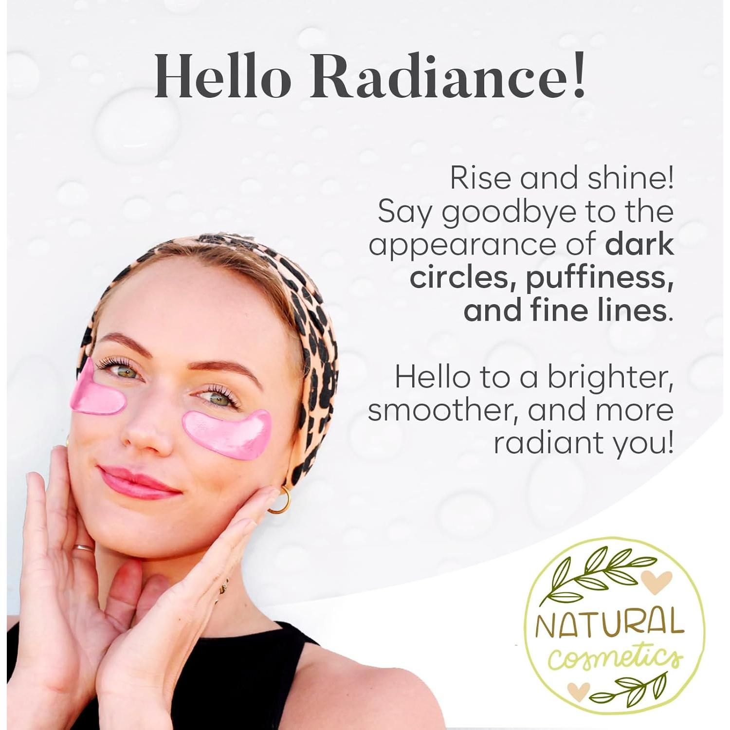 Parches para Ojos Bloomora - 30 Pares Hidratantes y Antienvejecimiento