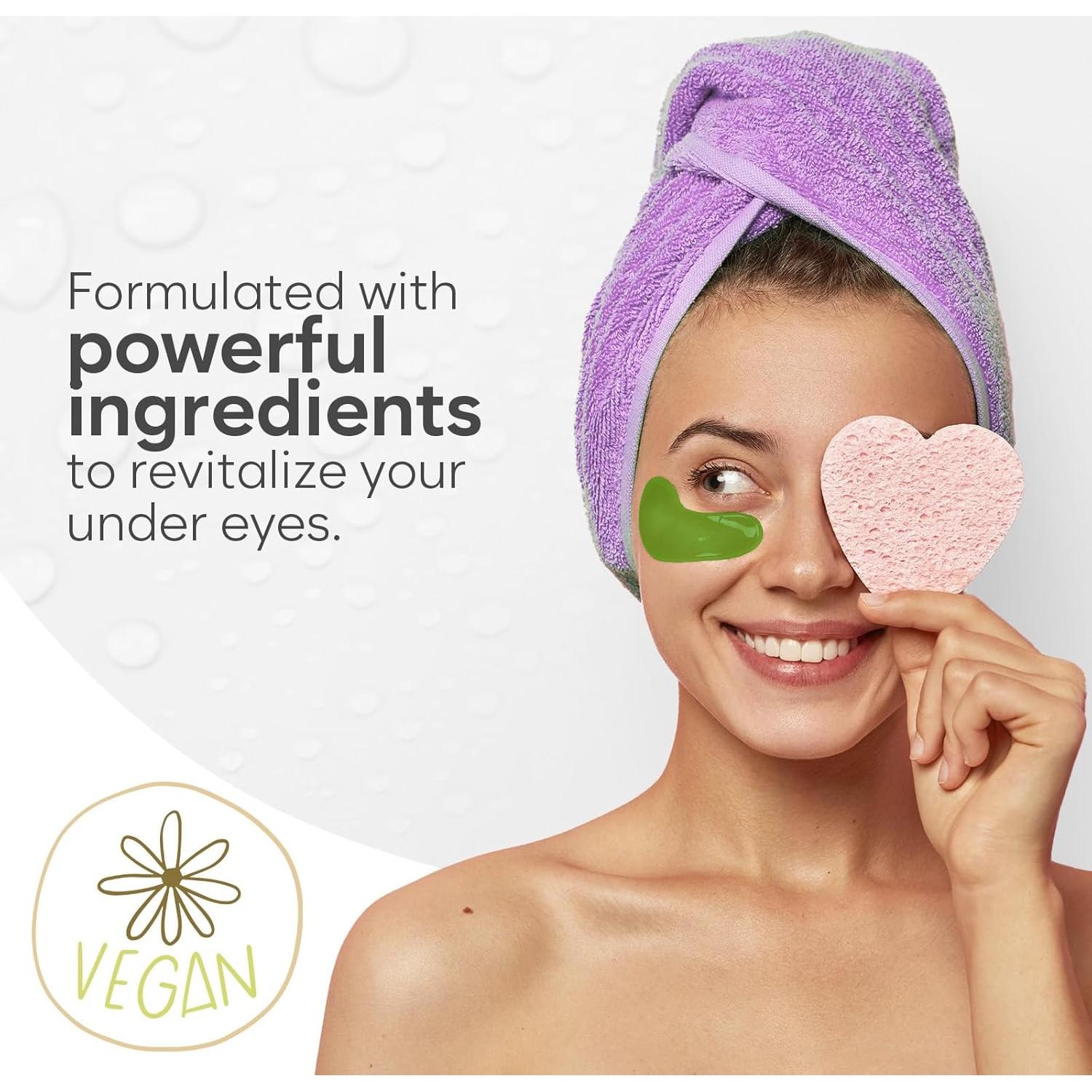 Parches para Ojos Bloomora - 30 Pares Hidratantes y Antienvejecimiento