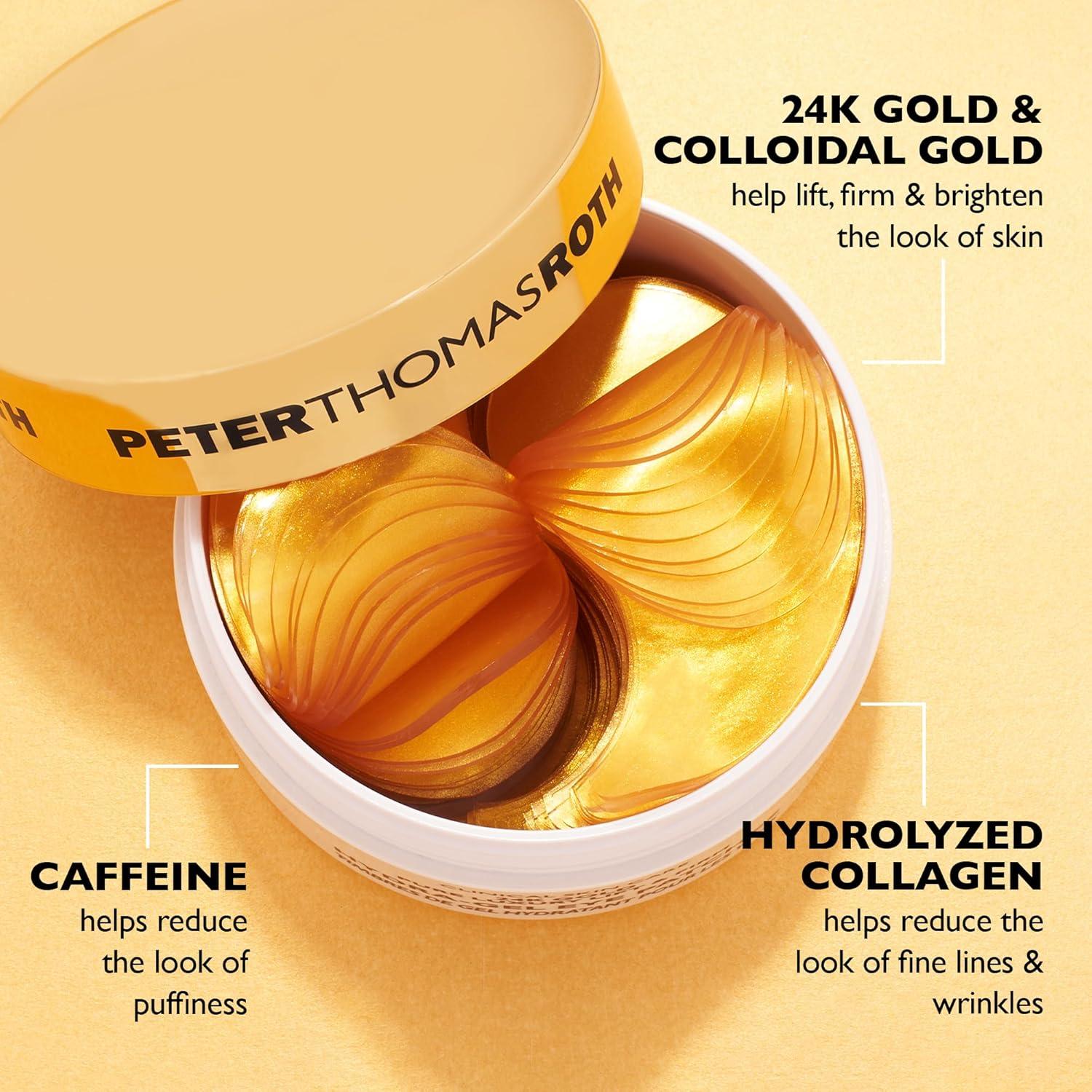 Parche de Gel Hidratante Peter Thomas Roth 24K Oro Puro