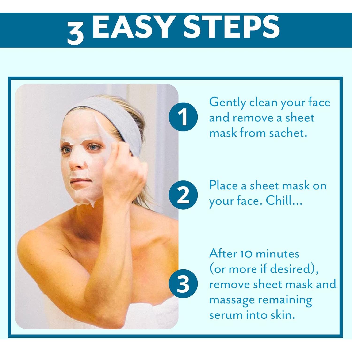 Mascarilla Facial de Tela Patchology Hydrate - Hialurónico 2 Unidades