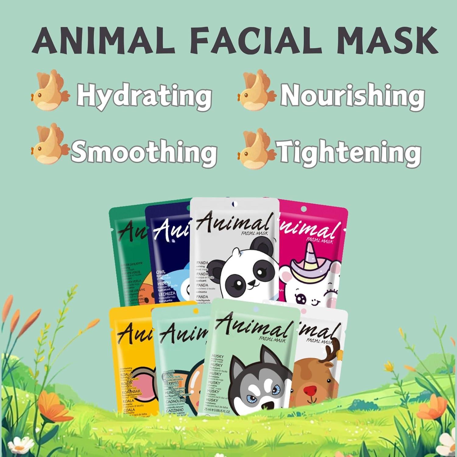 Set de 8 Mascarillas Faciales Evolvique - Hidratantes con Ácido Hialurónico
