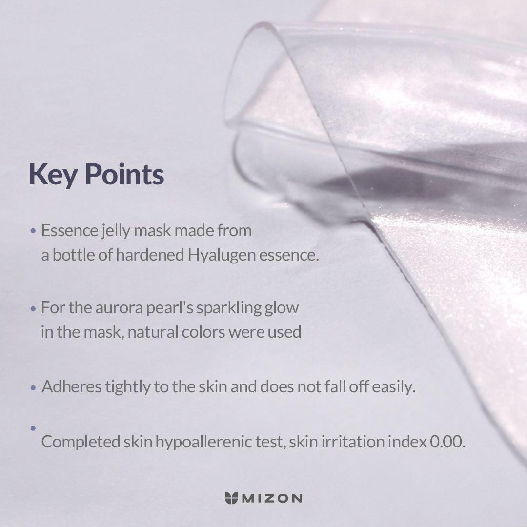 Mascarilla Facial de Gel MIZON Hyalugen - 5 Unidades Colágeno