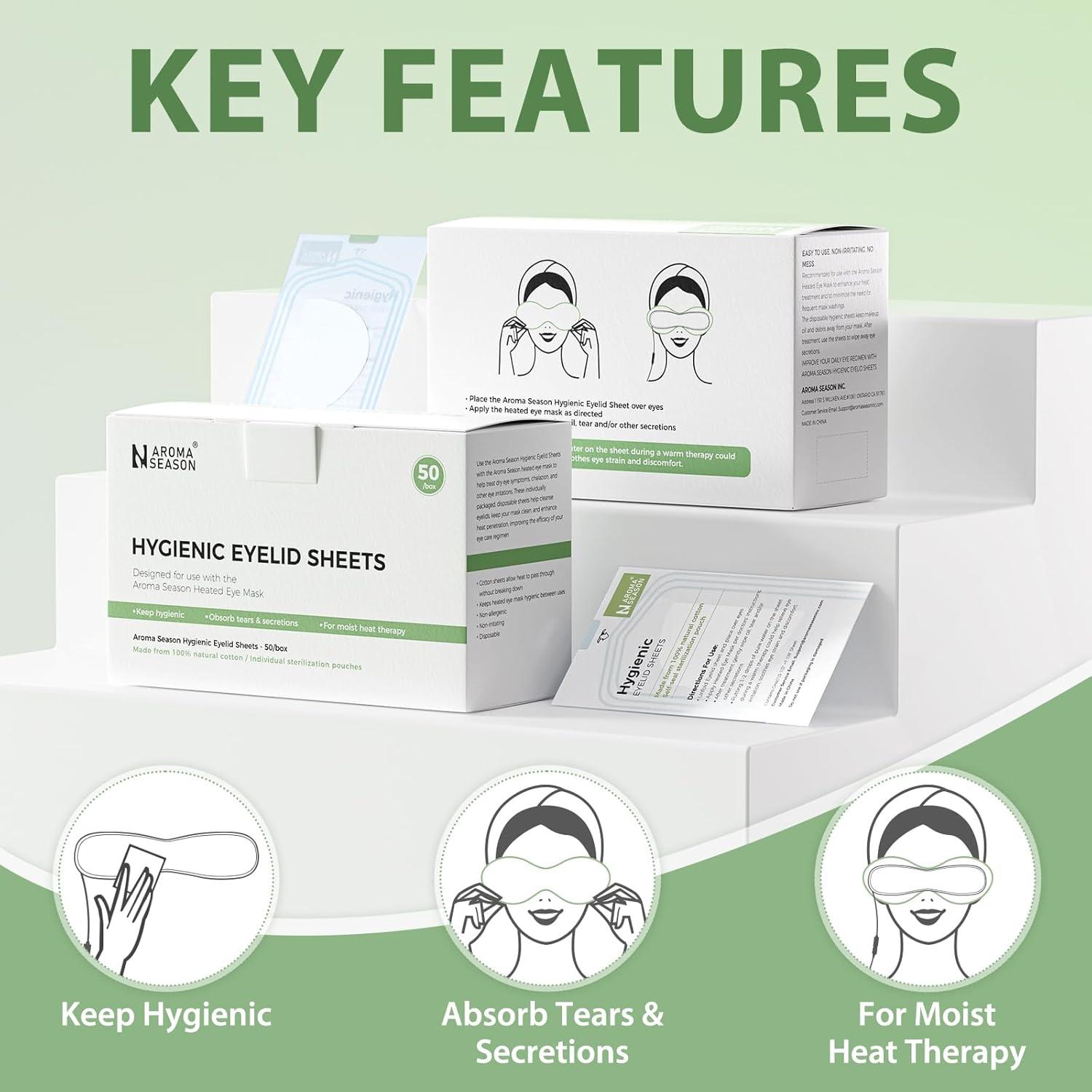 Hojas de Párpado Higiénicas Aroma Season - 50 Unidades