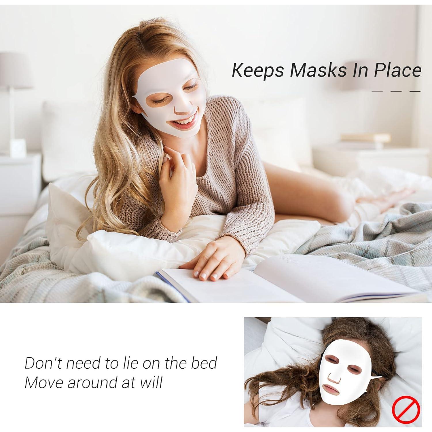 Maitys 5 Piezas Máscaras Faciales de Silicona Reutilizables