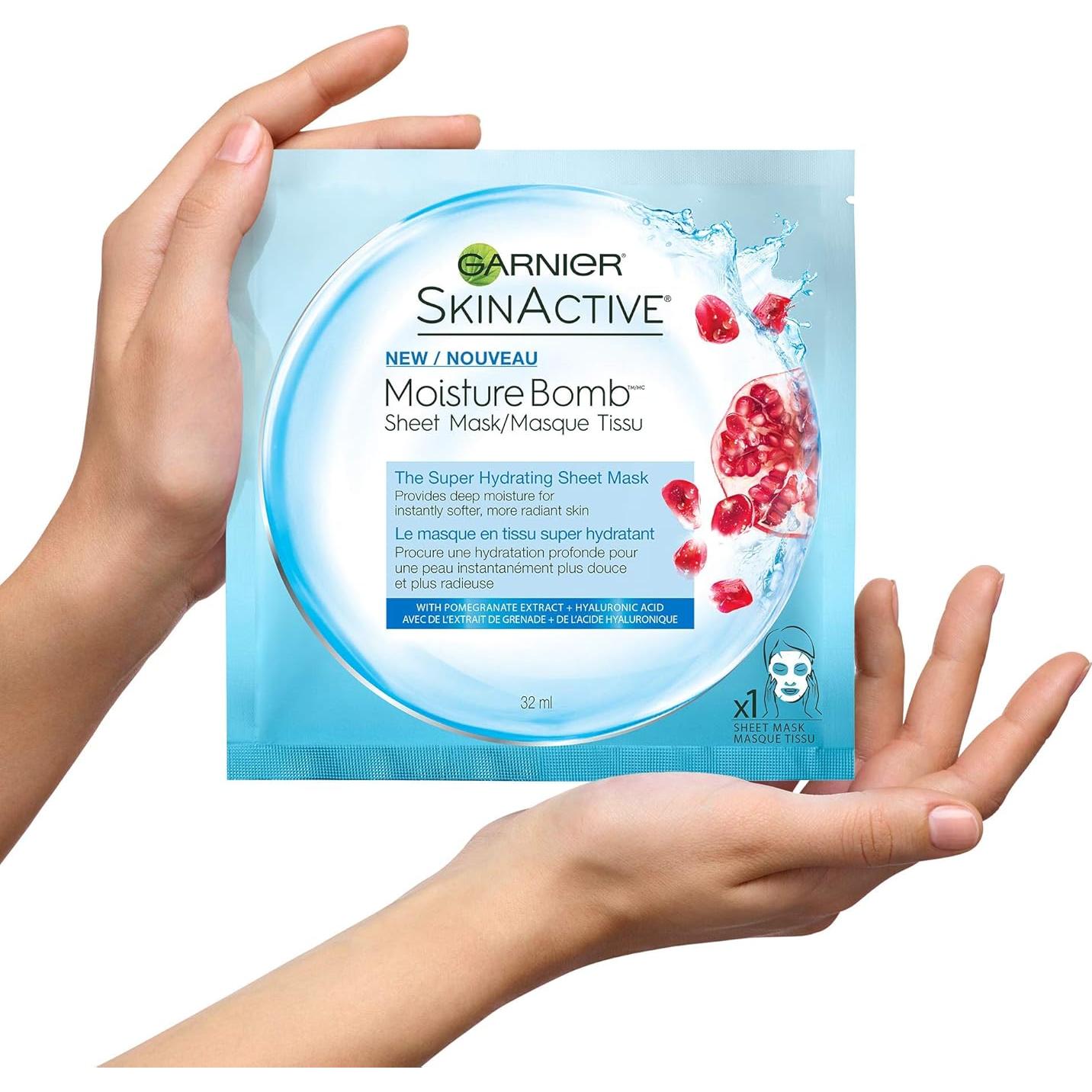 Mascarilla de Tela Hidratante Garnier SkinActive 30g