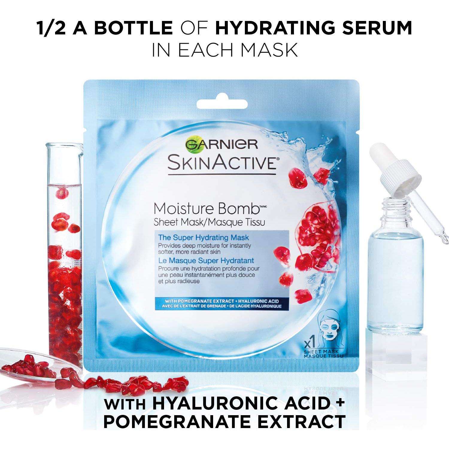 Mascarilla de Tela Hidratante Garnier SkinActive 30g