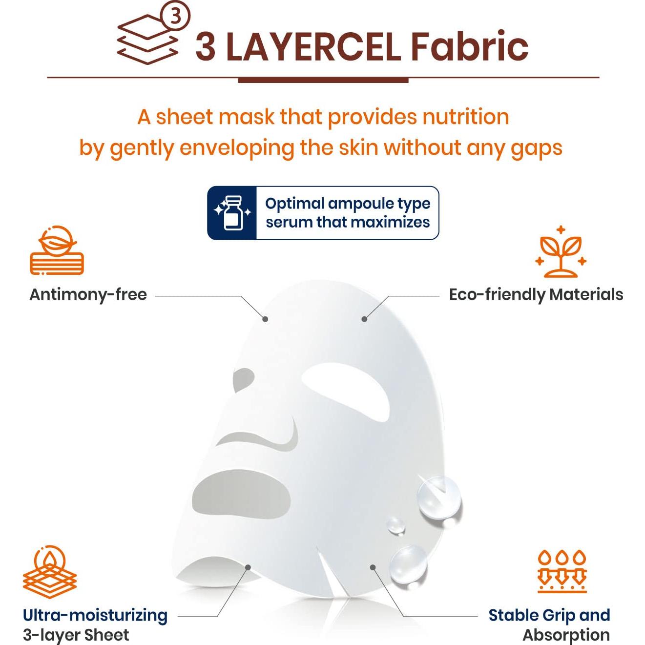 Mascarilla Facial Hidratante Vaseline Nutritiva 10 Unidades