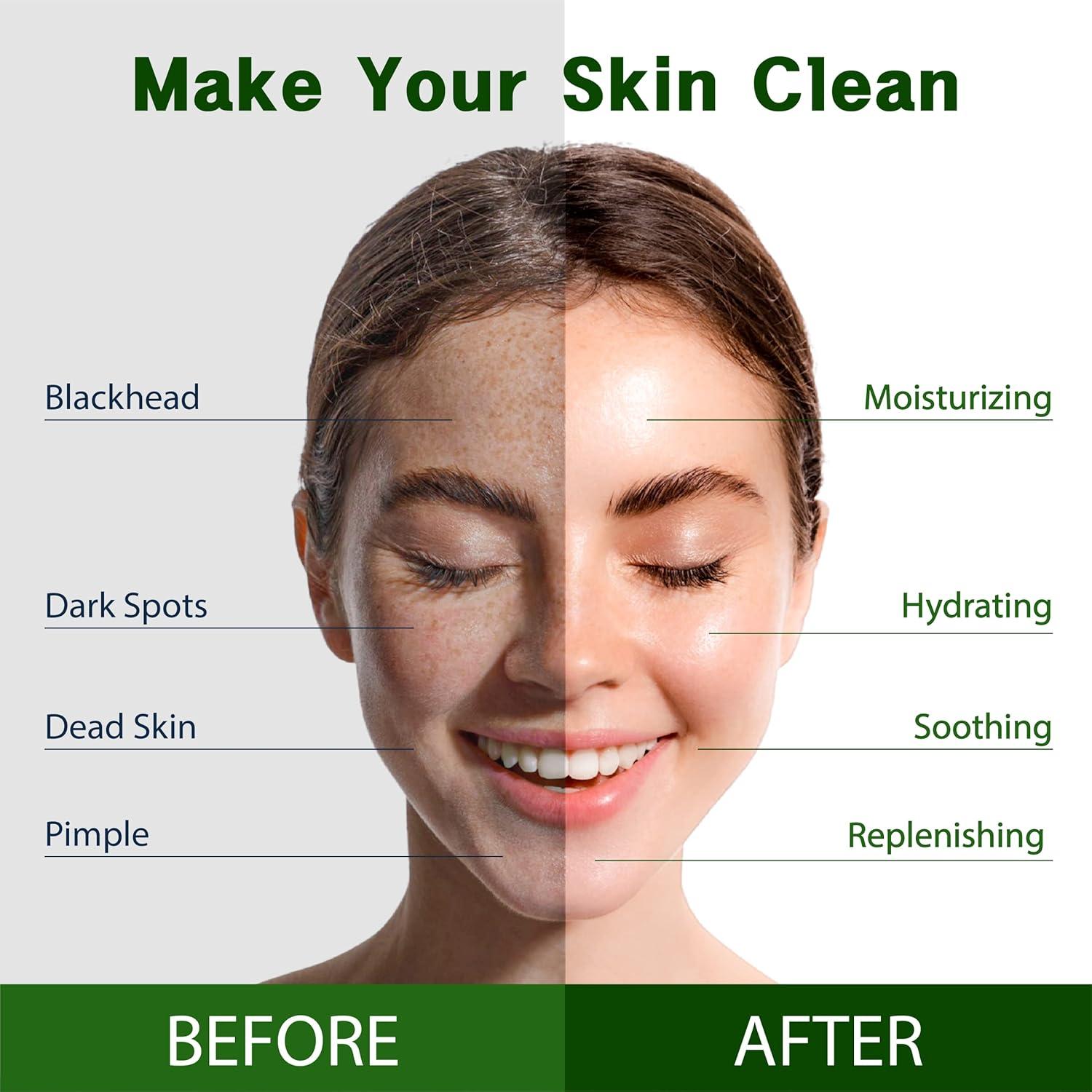 Mascarillas de Tela Veganas Purederm Aloe 12 Paquetes Hidratantes