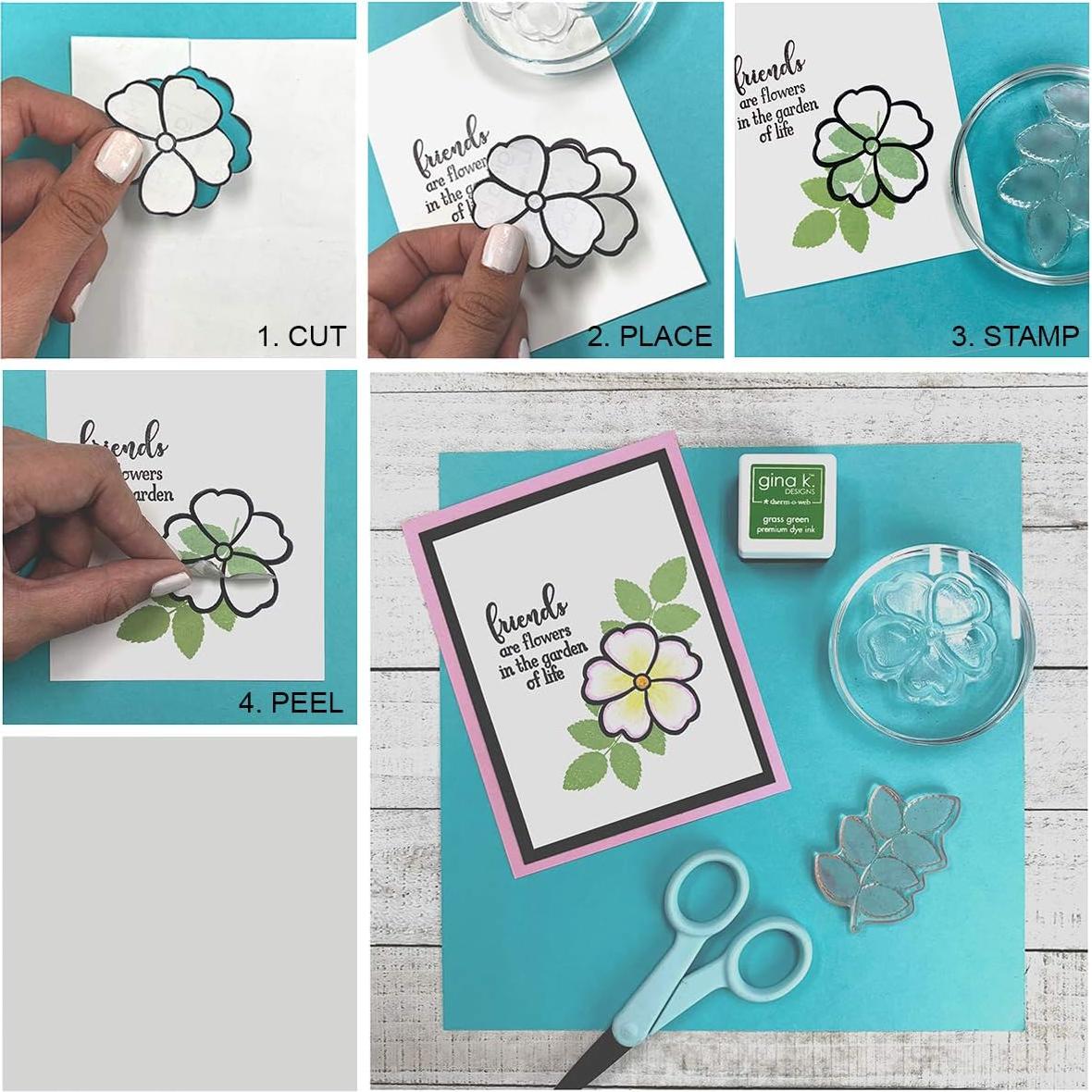 Hojas de Enmascaramiento Magic Gina K. Designs 12 Unidades 12.7x17.8 cm