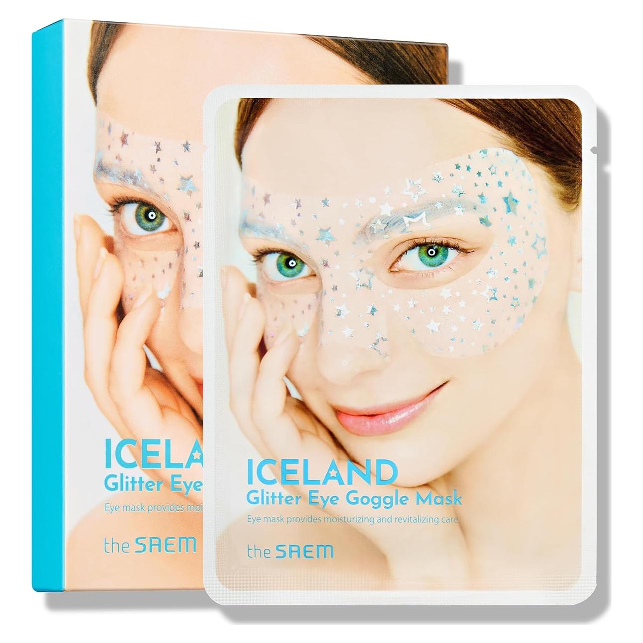 Máscara de Ojos THESAEM Hidratante con Brillo - 10 unidades