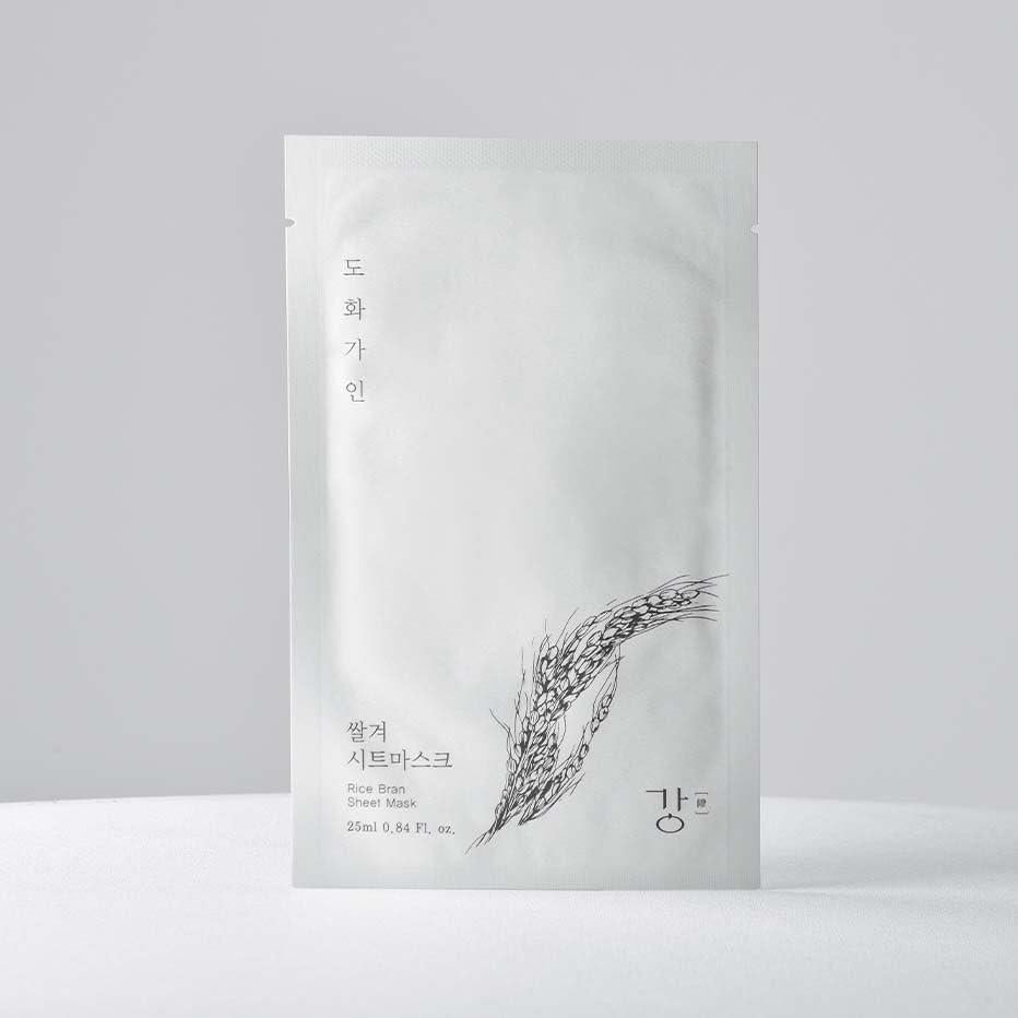 Mascarilla de hoja de salvado de arroz Coreelle - 10 unidades