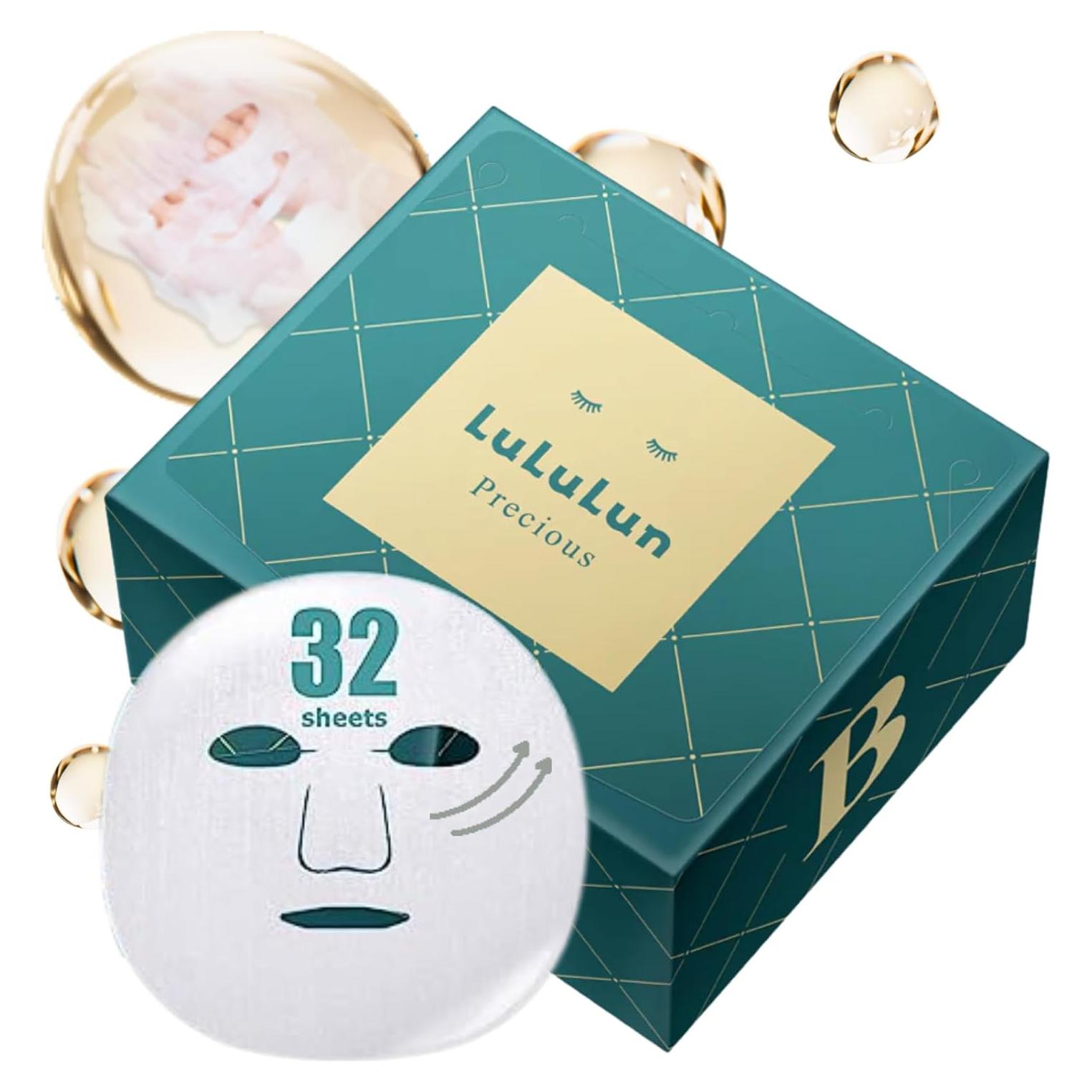 Mascarilla Facial Lululun 32EA Anti Envejecimiento Hidratante