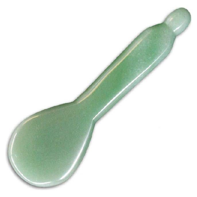 Juego de Masaje Gua Sha de Jade Natural TOP SEWING 11x11cm