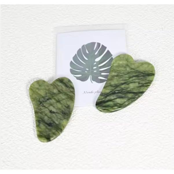 Conjunto Rodillo de Jade y Gua Sha BelleVita - Masaje Facial Antienvejecimiento