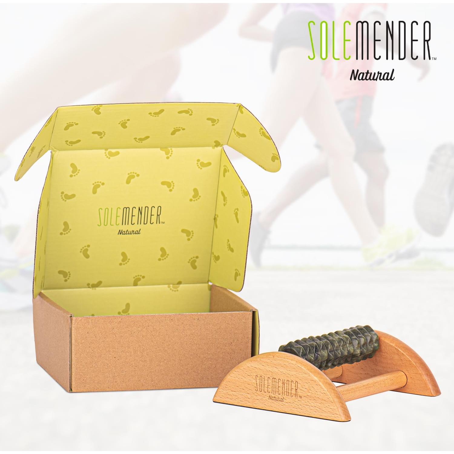 Masajeador de pies Solemender de jade natural - Alivio fascitis plantar