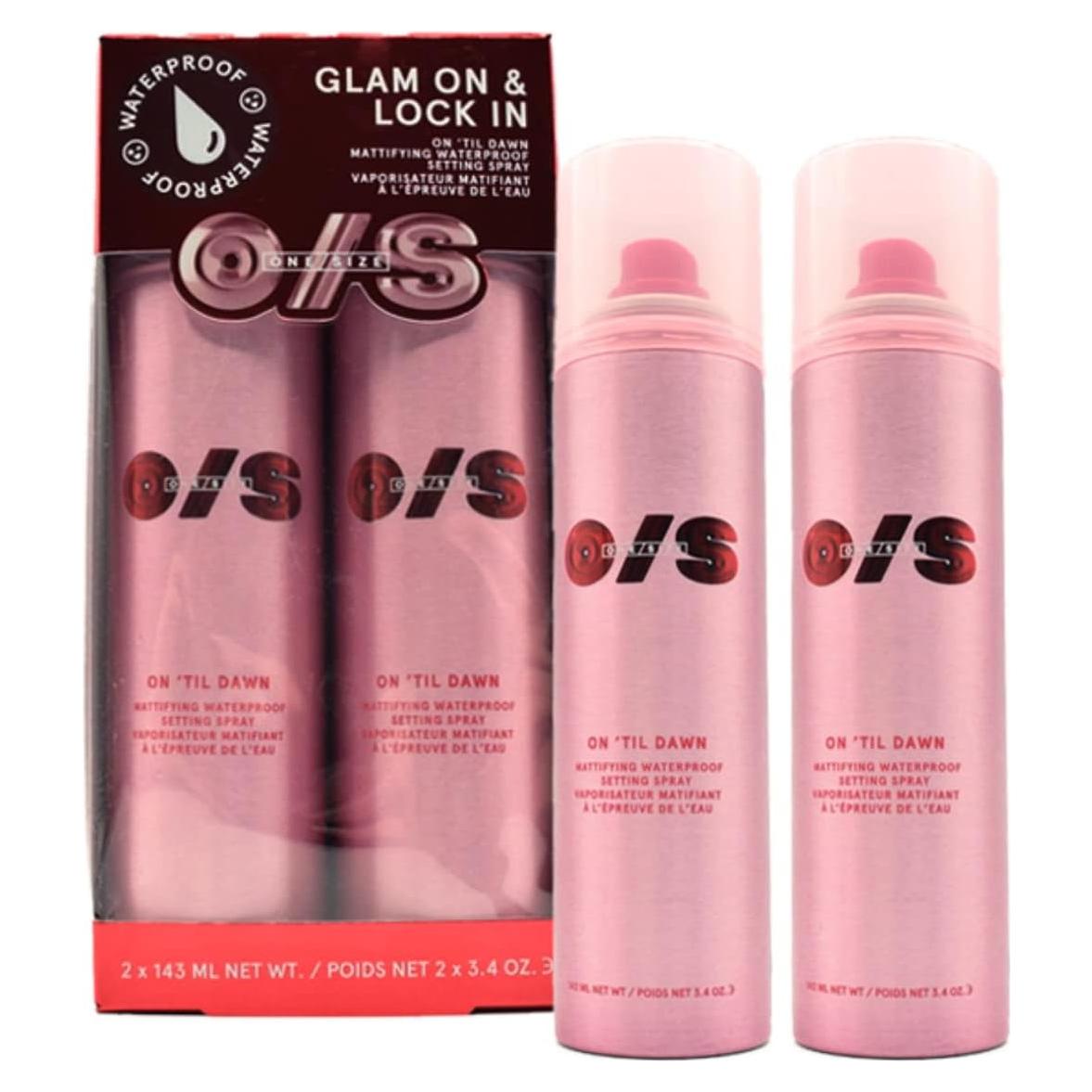 Dúo de Spray Fijador Mate Impermeable One Size 280g