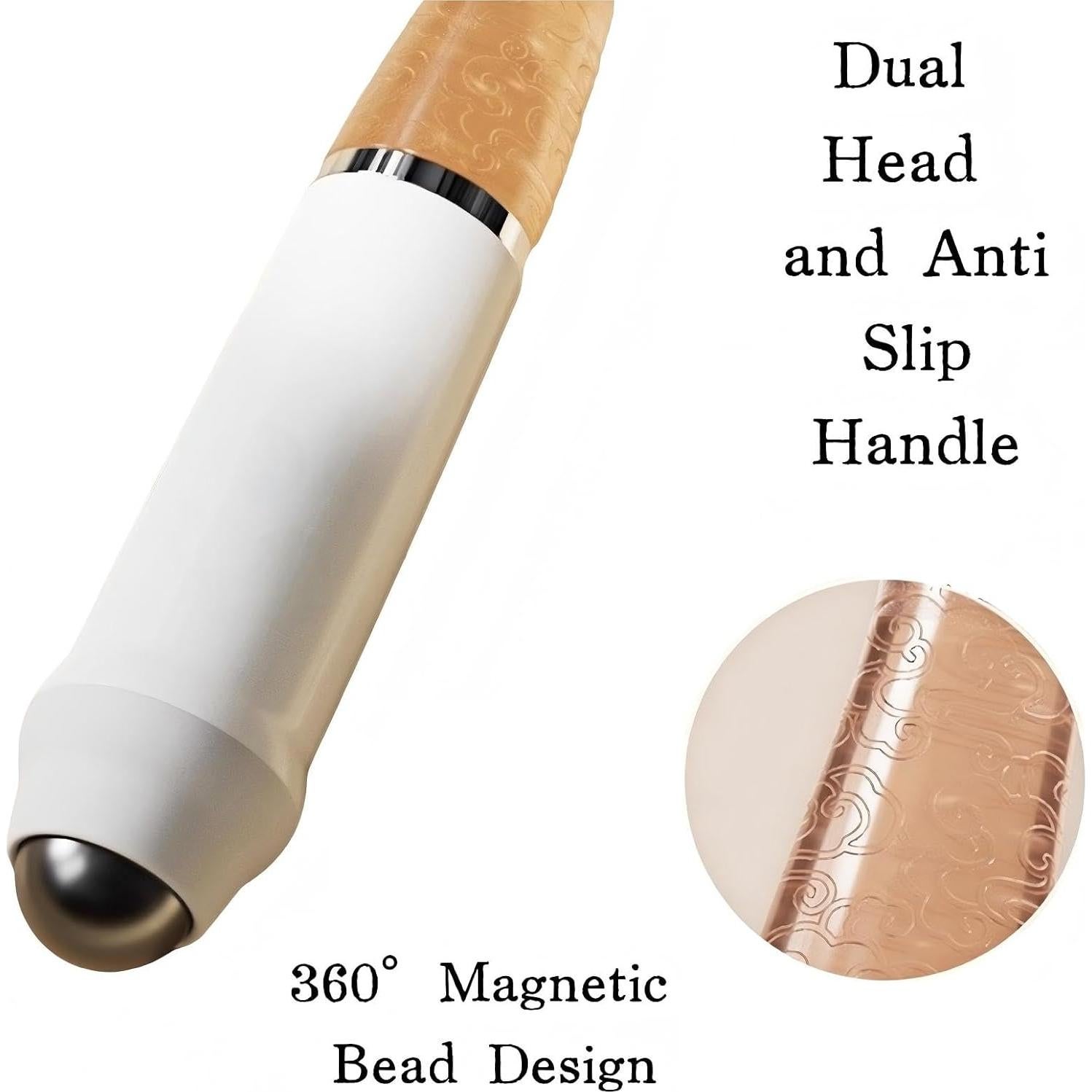 Peine de Masaje KINTEGOOD con Bolas Magnéticas Doble Cabeza