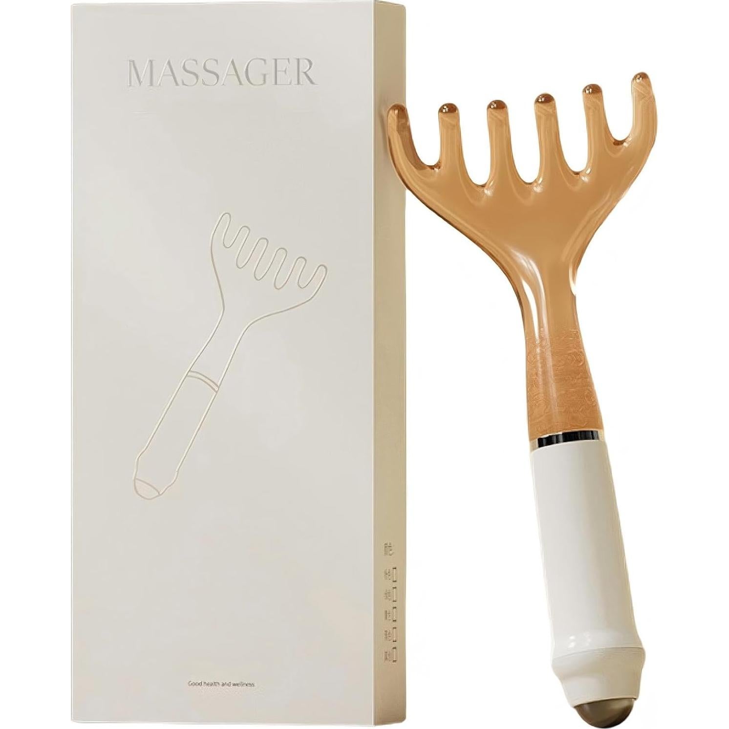 Peine de Masaje KINTEGOOD con Bolas Magnéticas Doble Cabeza