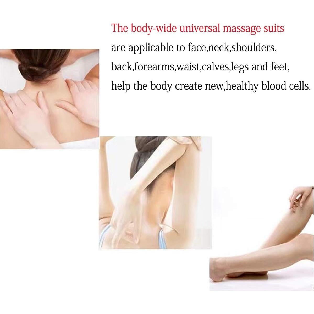 Kit de Masaje Facial Gua Sha 7 Piezas Gawon Ámbar