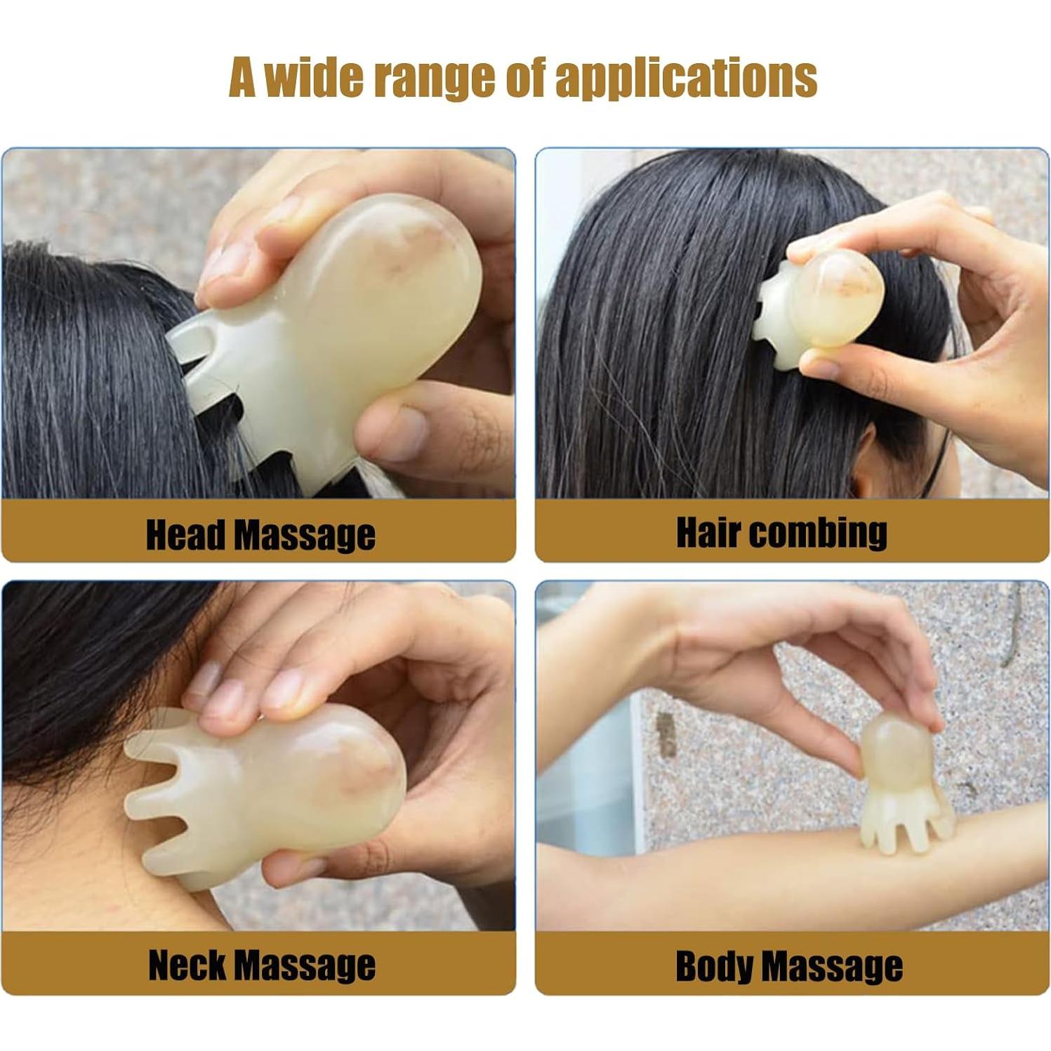 Masajeador de cuero cabelludo VDFZHL FKP04-67, 8 tentáculos