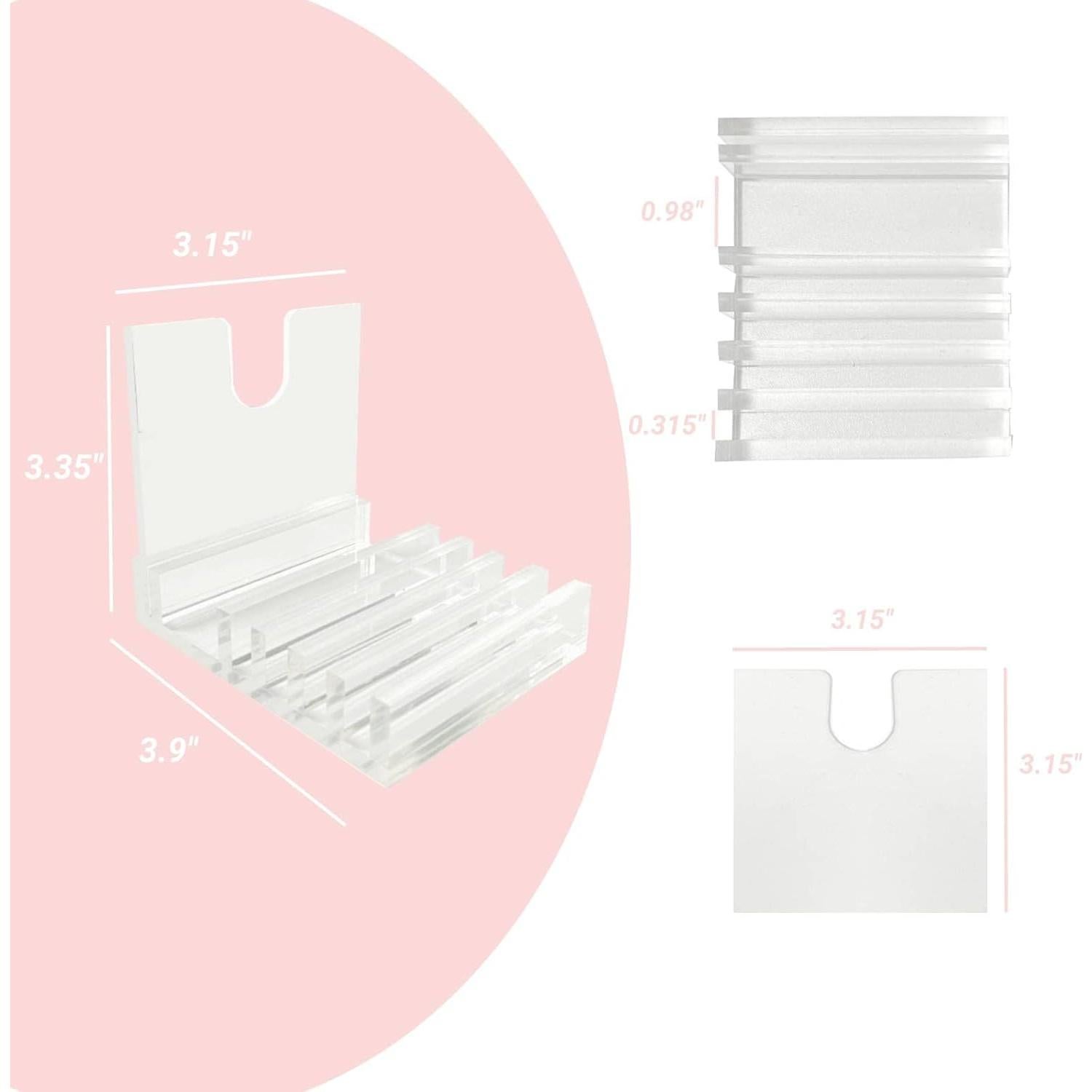 Soporte Acrílico para Gua Sha y Rodillo Facial YeeBeny